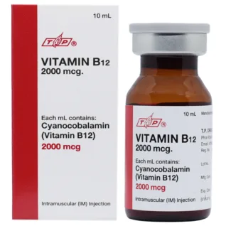Vitamin B12 injection 2000mcg in 10ml vial